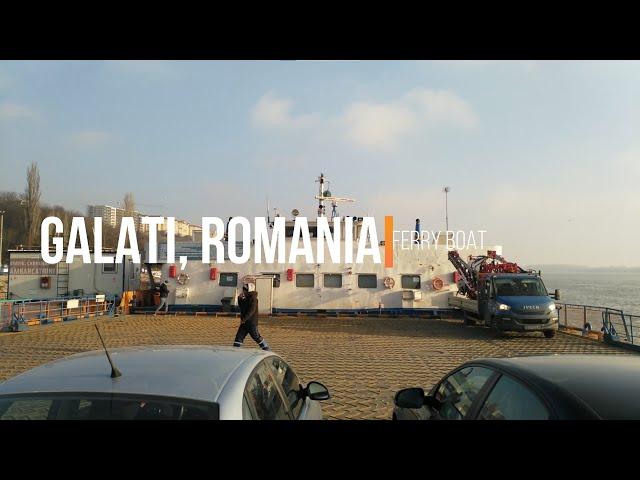 Galati Romania Ferry Boat