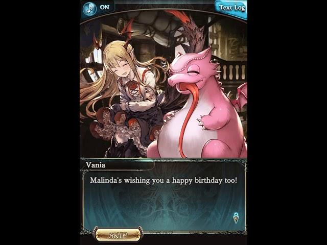 Granblue Fantasy Birthday Message Melinda Beth