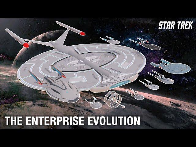 Star Trek:  The Evolution of the USS Enterprise A-J