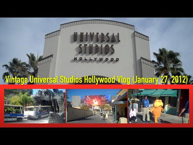 Vintage Universal Studios Hollywood vlog, 1/27/2012 (Day 103 vlog)