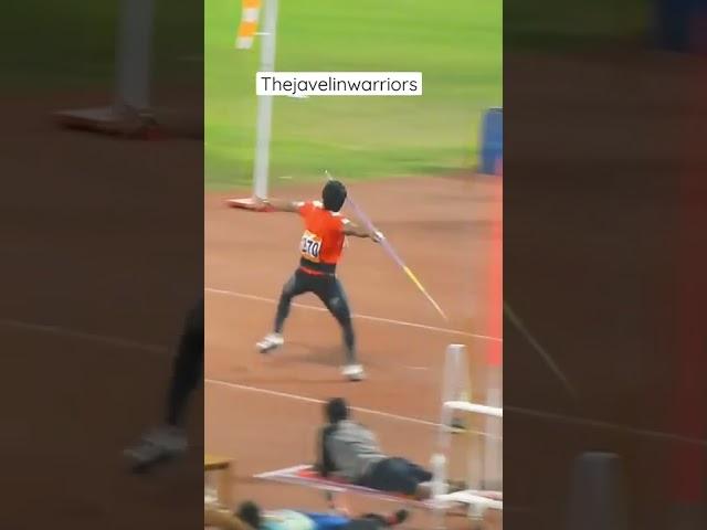 Javelin throw technique slow motion, nationals video 2014