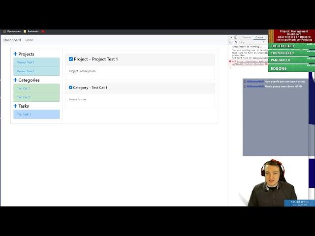 En/Ru Chat & Code - Laravel & VueJs - Management Dashboard