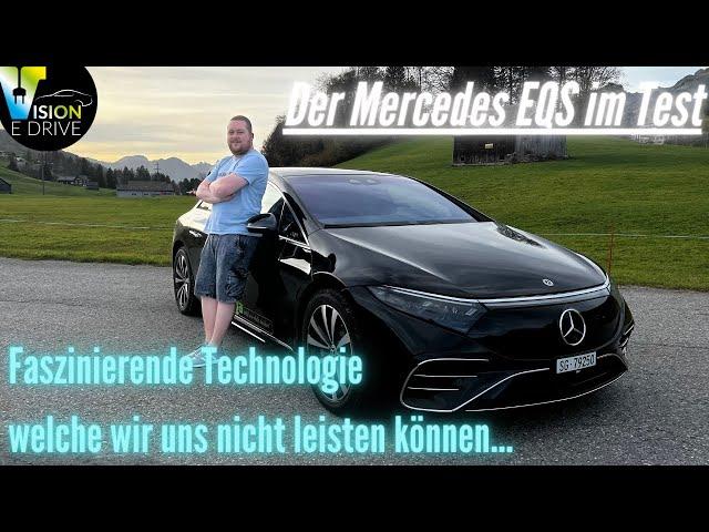 Reichen 107kwh für 500km Autobahn? - MERCEDES EQS 580 4Matic [Deutsch 4K] | Vision E Drive Nr.230