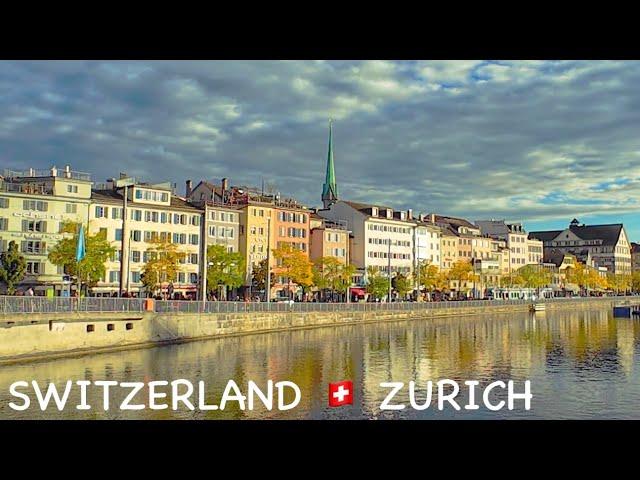 Visit Zurich, SwitzerlandZürich City 4k Walking Tour | Travel Vlog