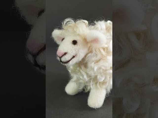 Needle felted sheep. Handmade in England. #sheep #shepherd #woolart
