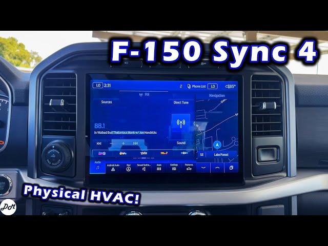 2023 Ford F-150 – Sync 4 Infotainment Review | How to Use Apple CarPlay & Android Auto, Touchscreen