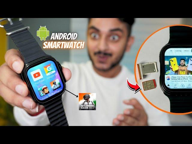 Android Smartwatch with Sim-Card, 2GB Ram and 16GB Rom | Fully working Android Smartwatch