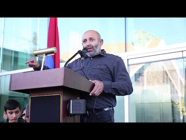 Baron Norayr Daduryan's speech at AGBU MHS protest