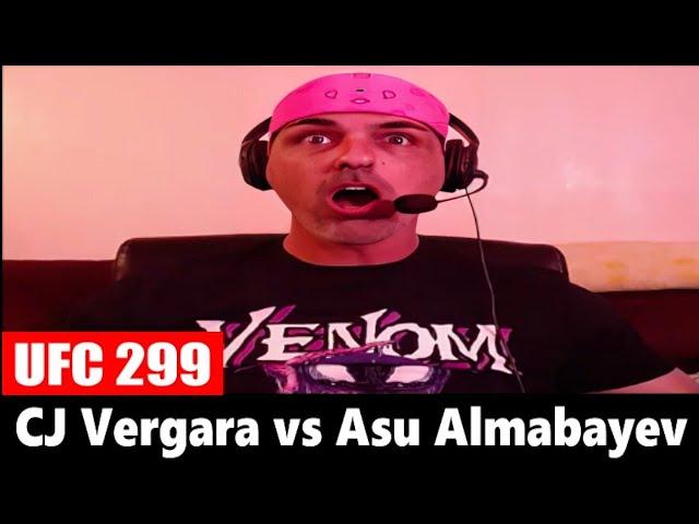 UFC 299: CJ Vergara vs Asu Almabayev REACTION