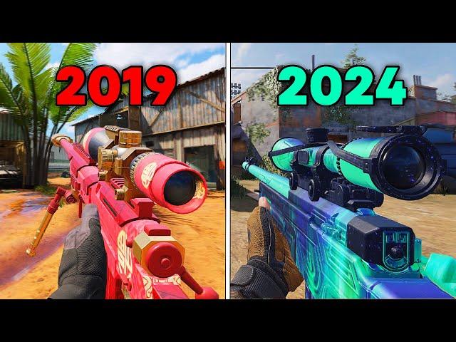 Sniping in 2019 VS 2024 in COD Mobile (Insane Progression)!