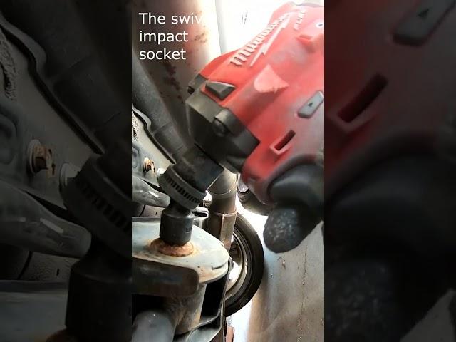 The swivel impact socket will take you to tight places