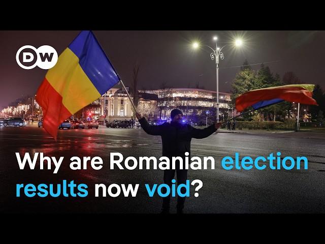 Romania annuls election results after accusations of Russian meddling | DW News