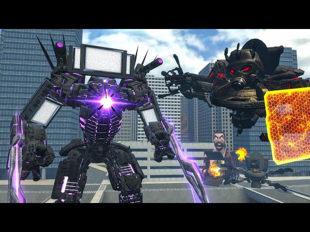 NEW MECHA ASTRO TITAN TV MAN VS ASTRO JUGGERNAUT AND OTHER SKIBIDI TOILETS In Garry's Mod!