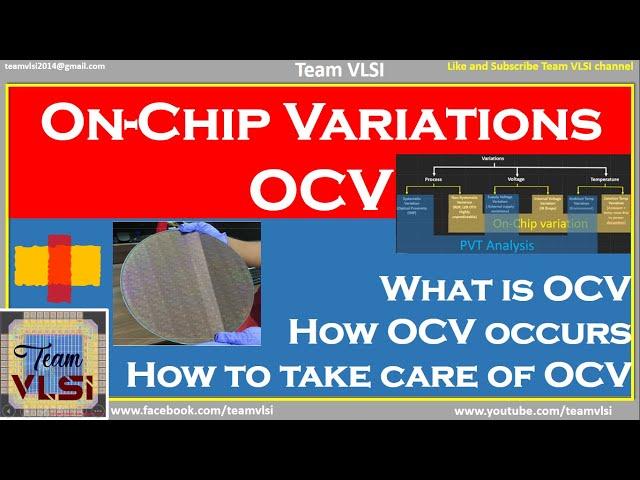 On-Chip Variation in VLSI | OCV | Why OCV  occur | How to take care of OCV | AOCV | POCV