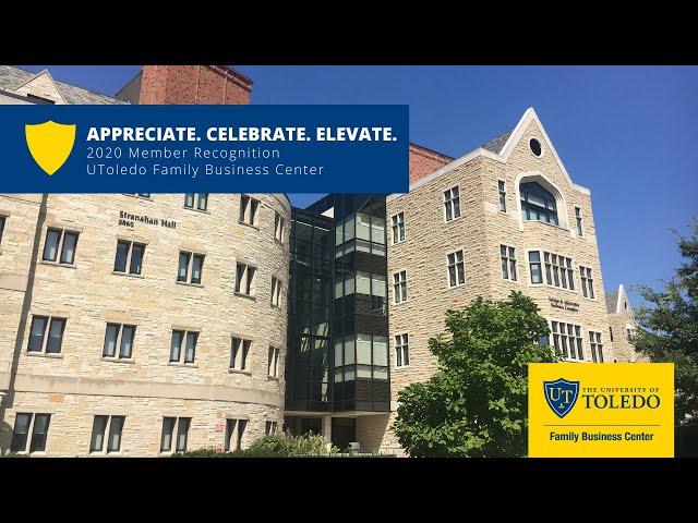 University of Toledo Family Business Center Member Recognition 2020