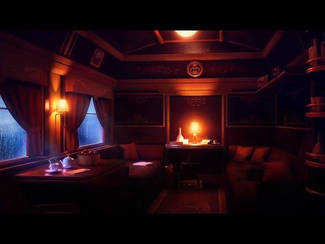 Train Ambience - Relaxing Train Journey with Rain Sounds