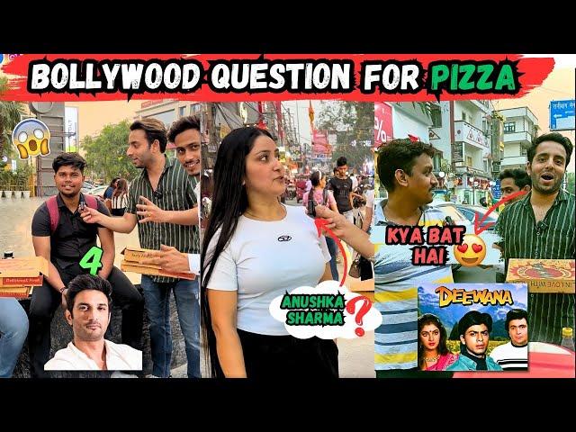 Bollywood Questions Challenge In Public  For large Cheese Pizza  | Sahil Khan NT | #bollywood