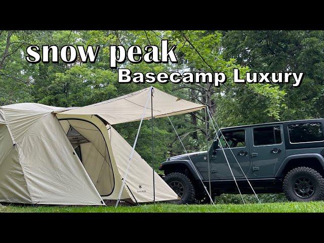 Snow Peak Alpha Breeze First Set Up And Sleep Review