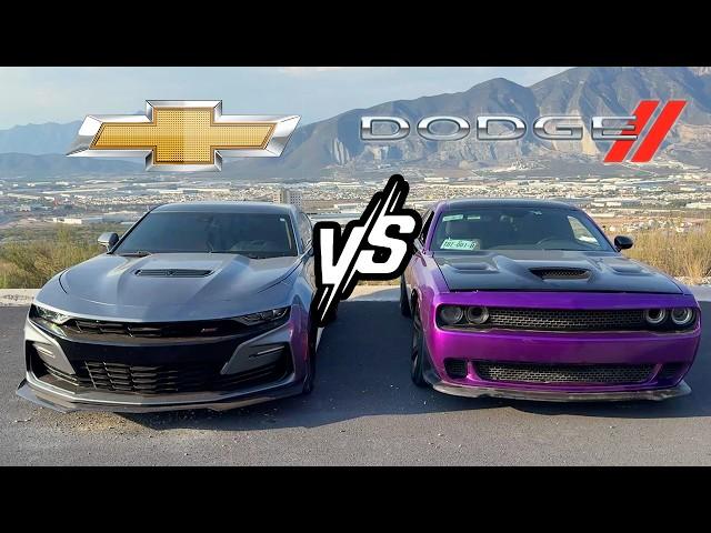 RACE MY CAMARO SS AGAINST A DODGE CHALLENGER(*V8 VS V8*)//Dani Universe//