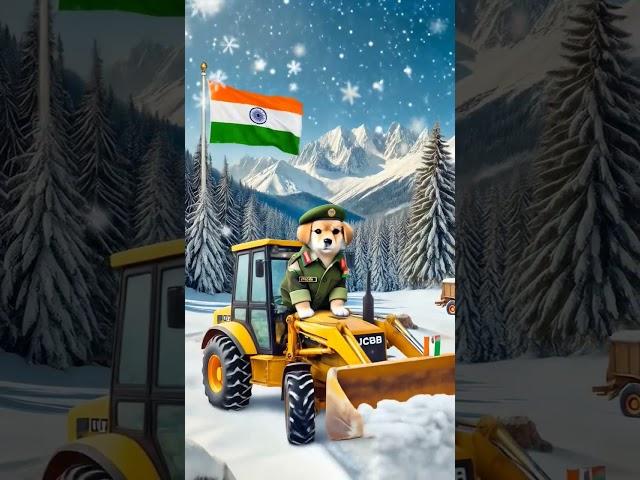 "Brave Pup on Duty: Snow Rescue Mission Begins ️"#shorts #ai