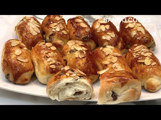 Raisin Roll Bread  نان رولی کشمشی ترد و خوشمزه