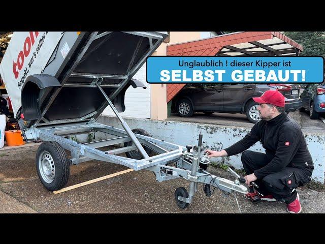 Ich habe den Billigsten Kipper Deutschlands selbst Gebaut ! DER VOLKSKIPPER ! DIY Dumptrailer