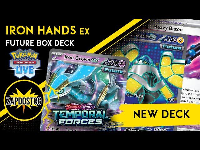 Turbo Iron Hands ex Future Box Deck From Temporal Forces Is SCARY! (Pokemon TCG)