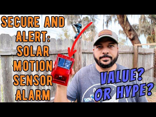 ThreeH Solar Outdoor Motion Sensor Alarm Review: Security with Eco-Friendly Solar Power