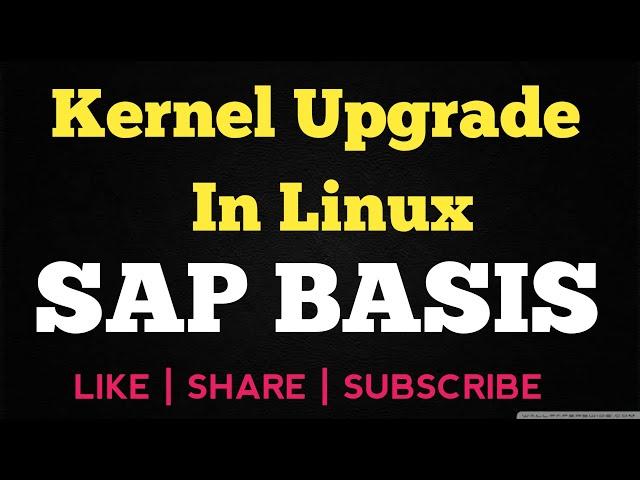 Kernel Upgrade Linux Part2