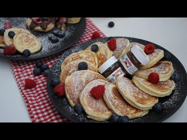 fluffig & weiche Pancakes / die leckersten Pancakes selber machen / Grundrezept für Pancakes