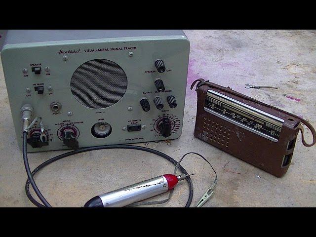 Heathkit Signal Tracer and Pocket Radio Repair