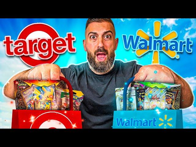 Target vs Walmart Pokemon Card Shopping Challenge!