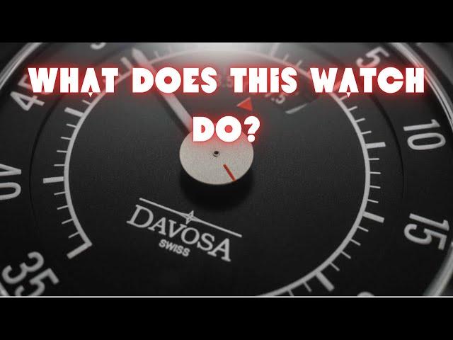 What does this Watch do? - Davosa Newton Speedometer Review