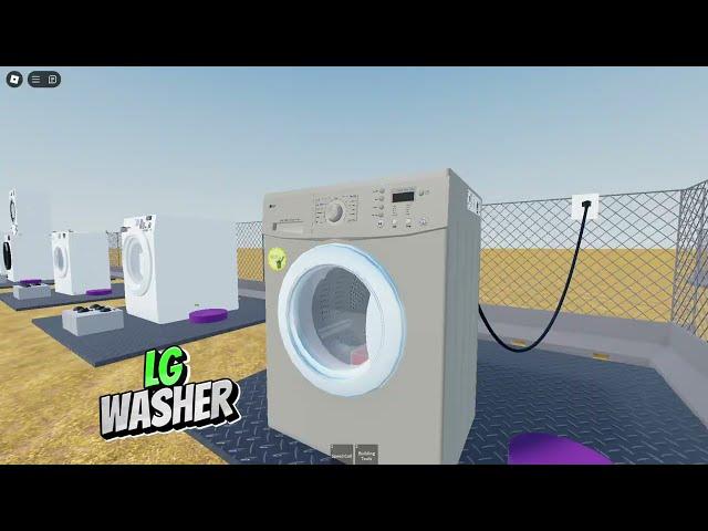 ROBLOX Washing Machine DANGEROUS DESTRUCTIONUnbalanced Jumping with bricks: Beko, Candy