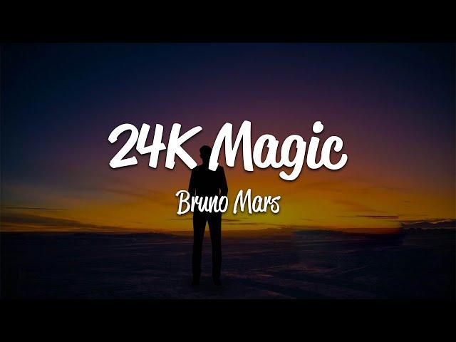 Bruno Mars - 24K Magic (Lyrics)