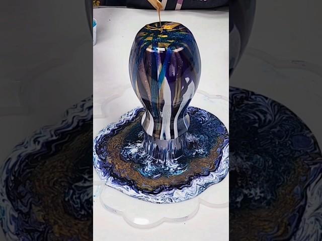 #resin vase and bowl set #mixedmediagirl