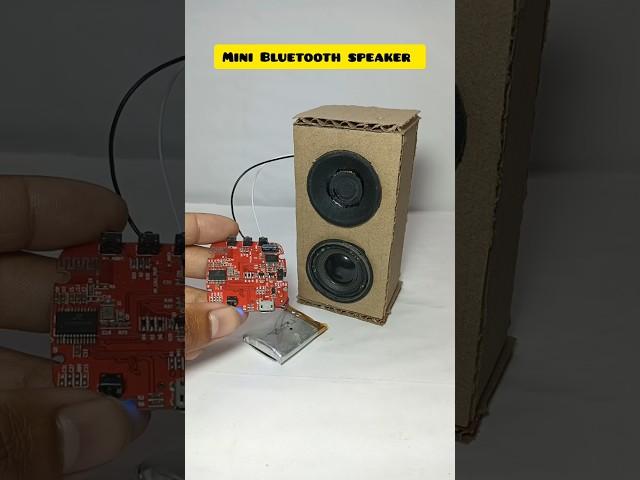 Mini speaker box #experiment #tech #bluetooth #project