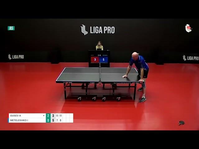 TT Liga Pro Moscow : 2 legendary shots from Meteleshko