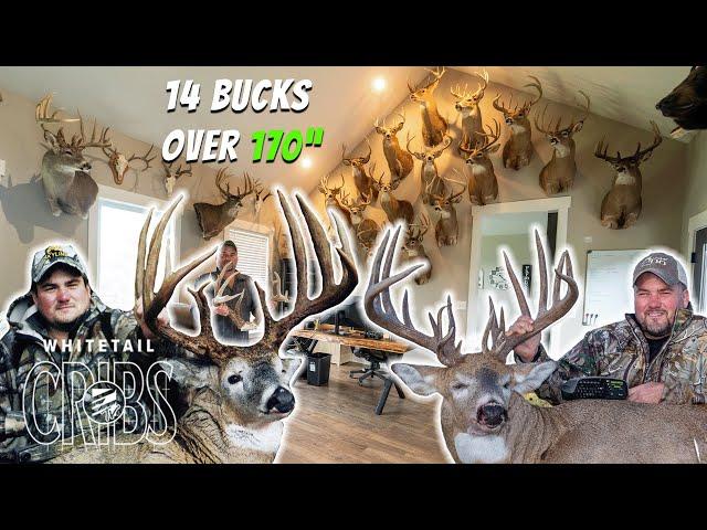 FOUR 200" BUCKS!! Adam Hays' Midwest GIANTS #WhitetailCribs