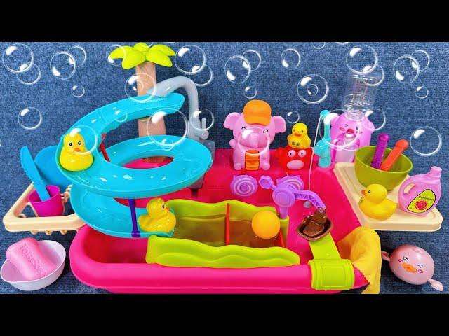 9 Minutes Satisfying with Unboxing Cute Doll Playing in Water | kitchen cooking set | Review Toys