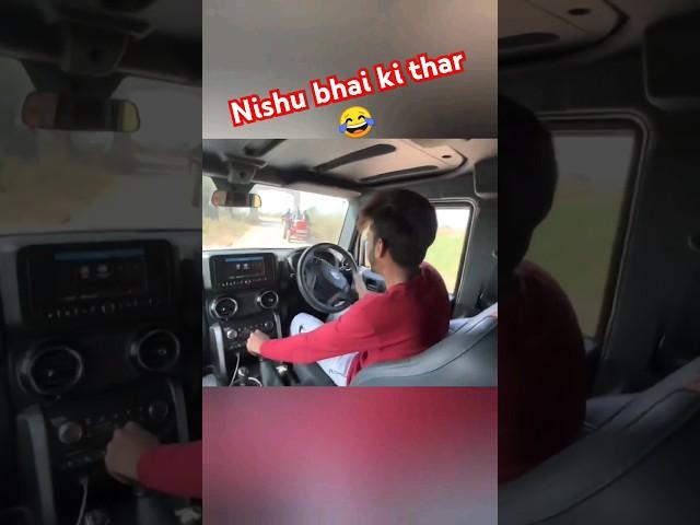 nishu bhai ki thar #panwarbrothers #nishudeshwal #rohitdeshwal #thar #tractorstunt #stunt #trending