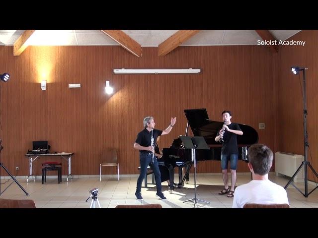 Pascal Moraguès, masterclass at Soloist Academy 2018 part 2