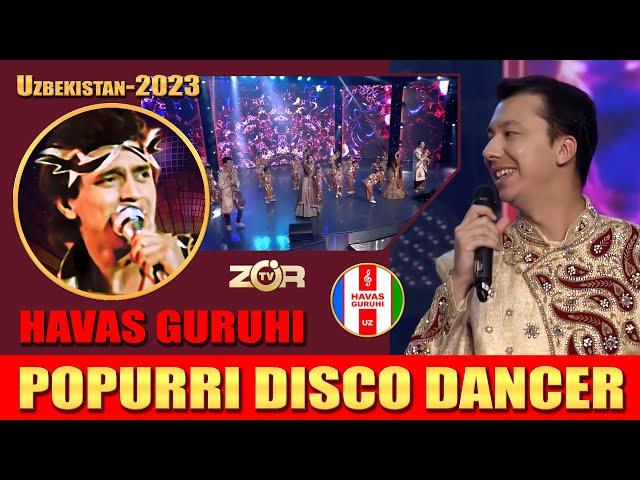 POPURRI DISCO DANCER / HAVAS guruhi - ZO'R TV Aktyor 5 Mavsum 5 sonda.  Uzbekistan 13.05.2023