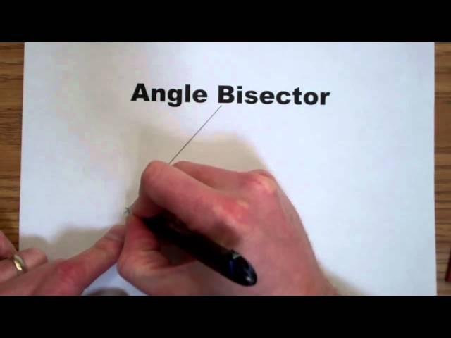 Angle Bisector Construction