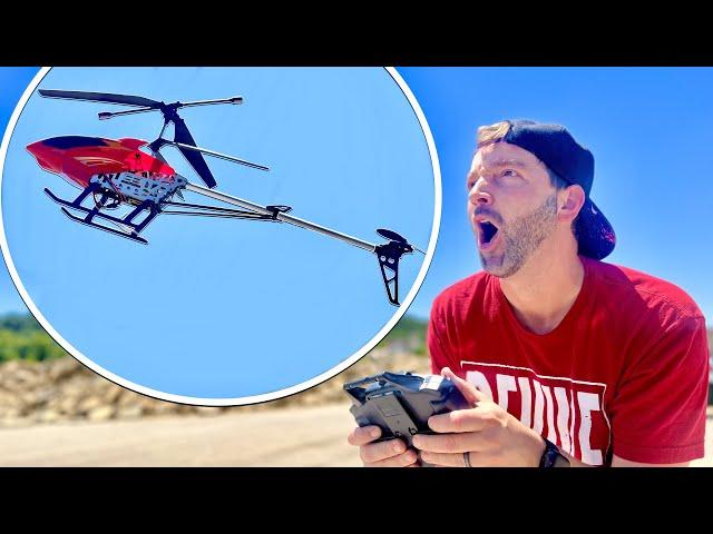HUGE RC HELICOPTER ADVENTURE TIME / Tree Mega Fail