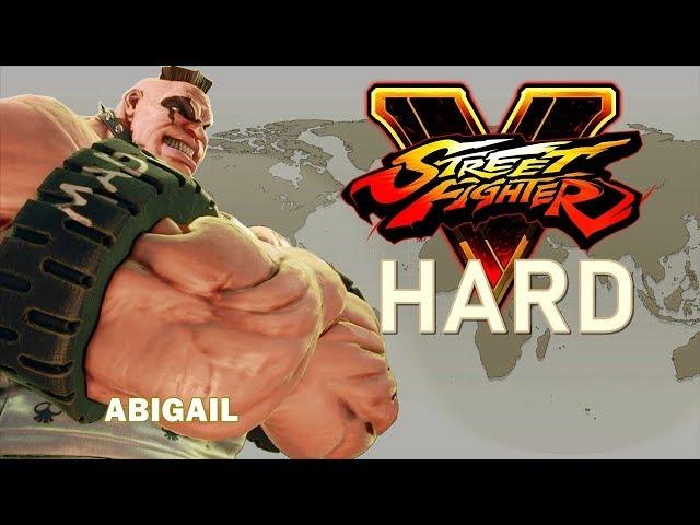 Street Fighter V - Abigail Arcade Mode (HARD)