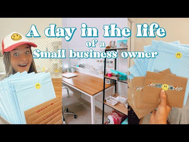 A day in the life of a small business owner!! :)