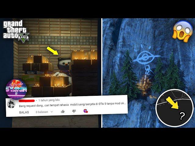 Lokasi Tempat Rahasia Tersembunyi PART 2 Boneka Salju Horor, Gambar Aneh Gunung, DLL GTA 5 Misteri !