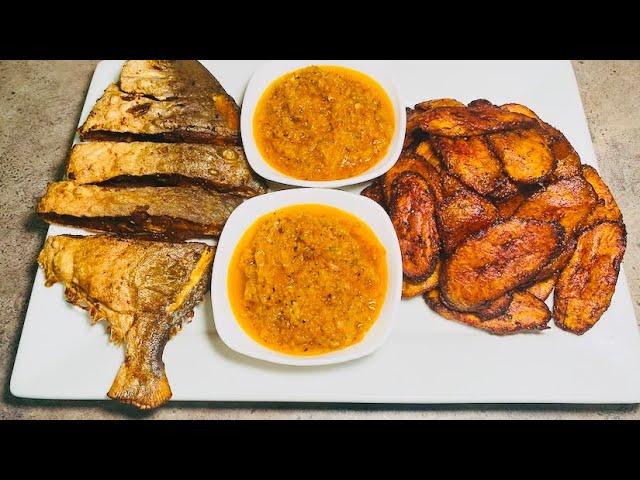 How to Make Fried Plantains & Fish | Liberian Style | simple & tasty |