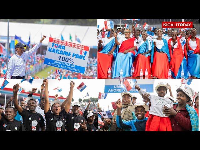 Morale  y'Urubyiruko rwa RPF - Inkotanyi rwakira umukandida Paul Kagame